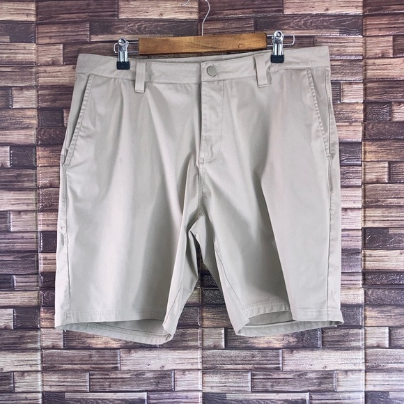 Mens Size 36 Rhone 9" Commuter Shorts Tan Pre Owned - Picture 1 of 9